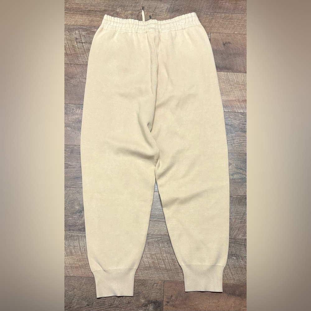 Sandro Bristol High Rise Drawstring Knit Joggers Size 10 - Picture 8 of 8
